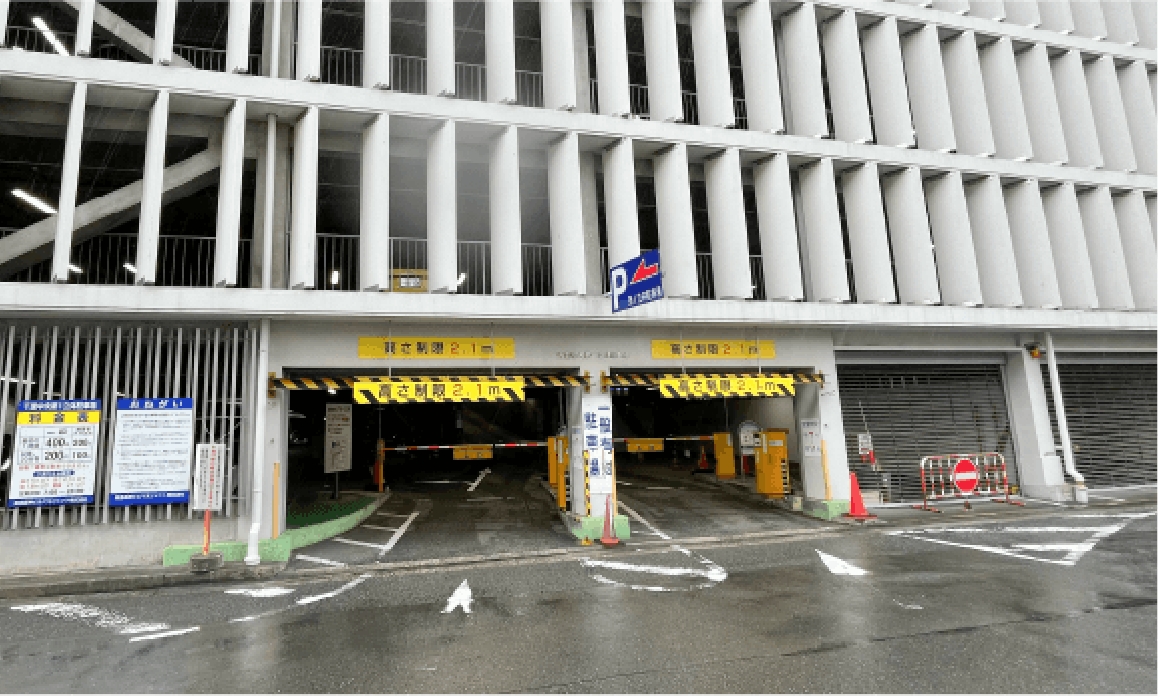 駐車場への行き方