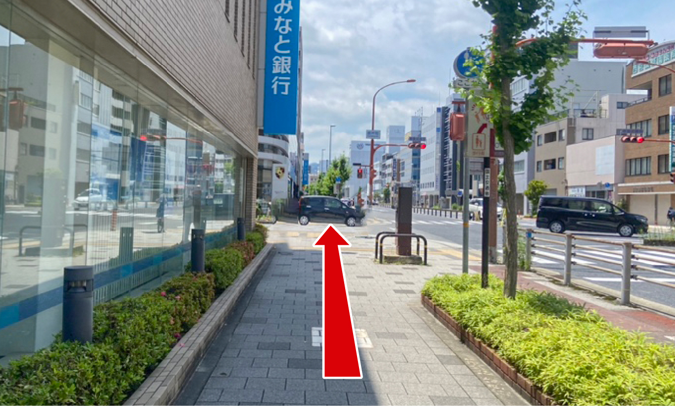 駐車場への行き方