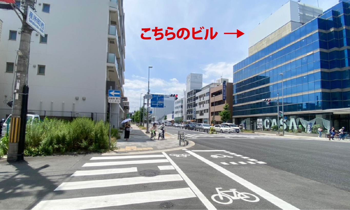 駐車場への行き方