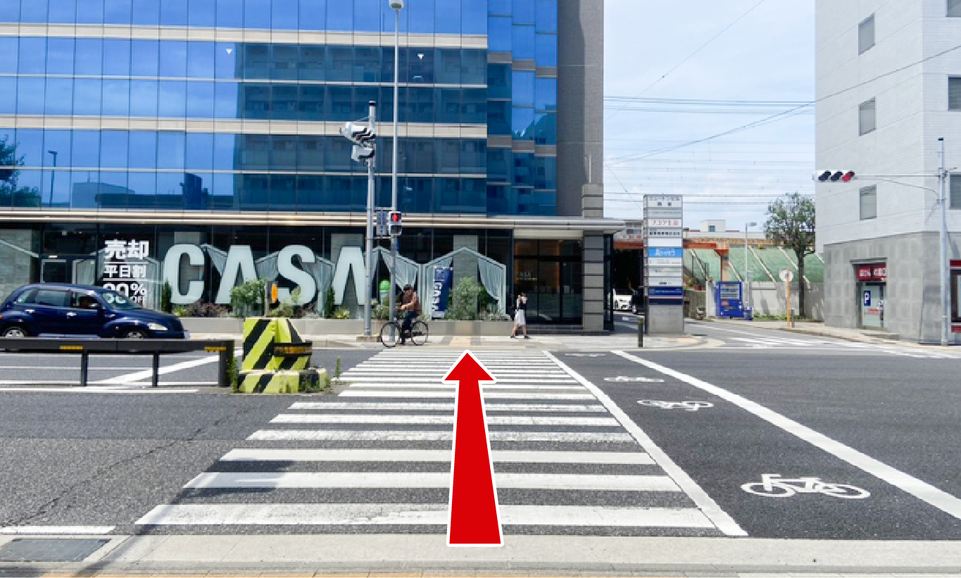 駐車場への行き方