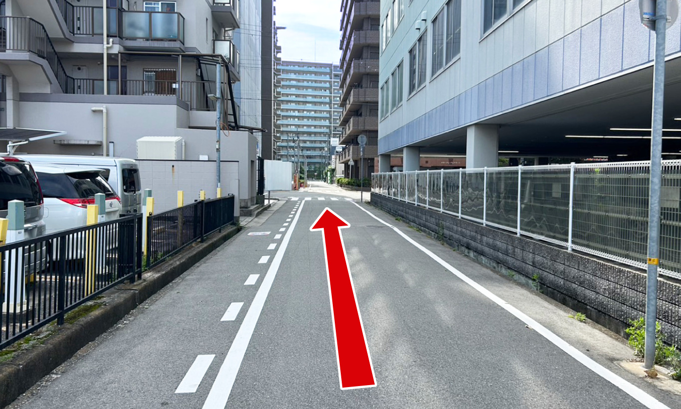 駐車場への行き方