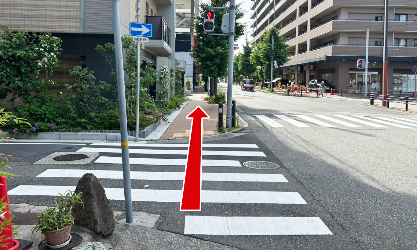 駐車場への行き方