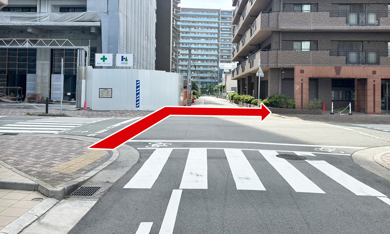 駐車場への行き方