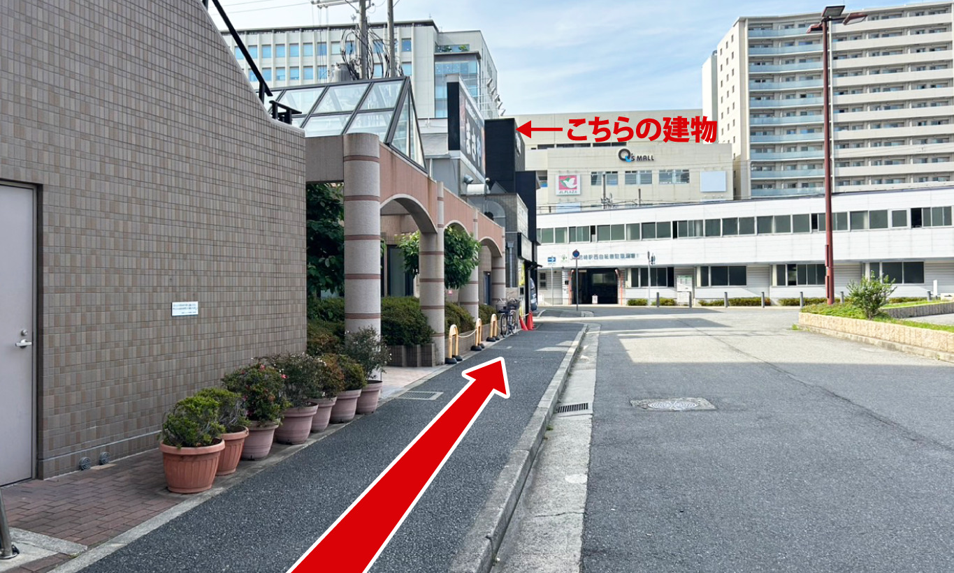 駐車場への行き方
