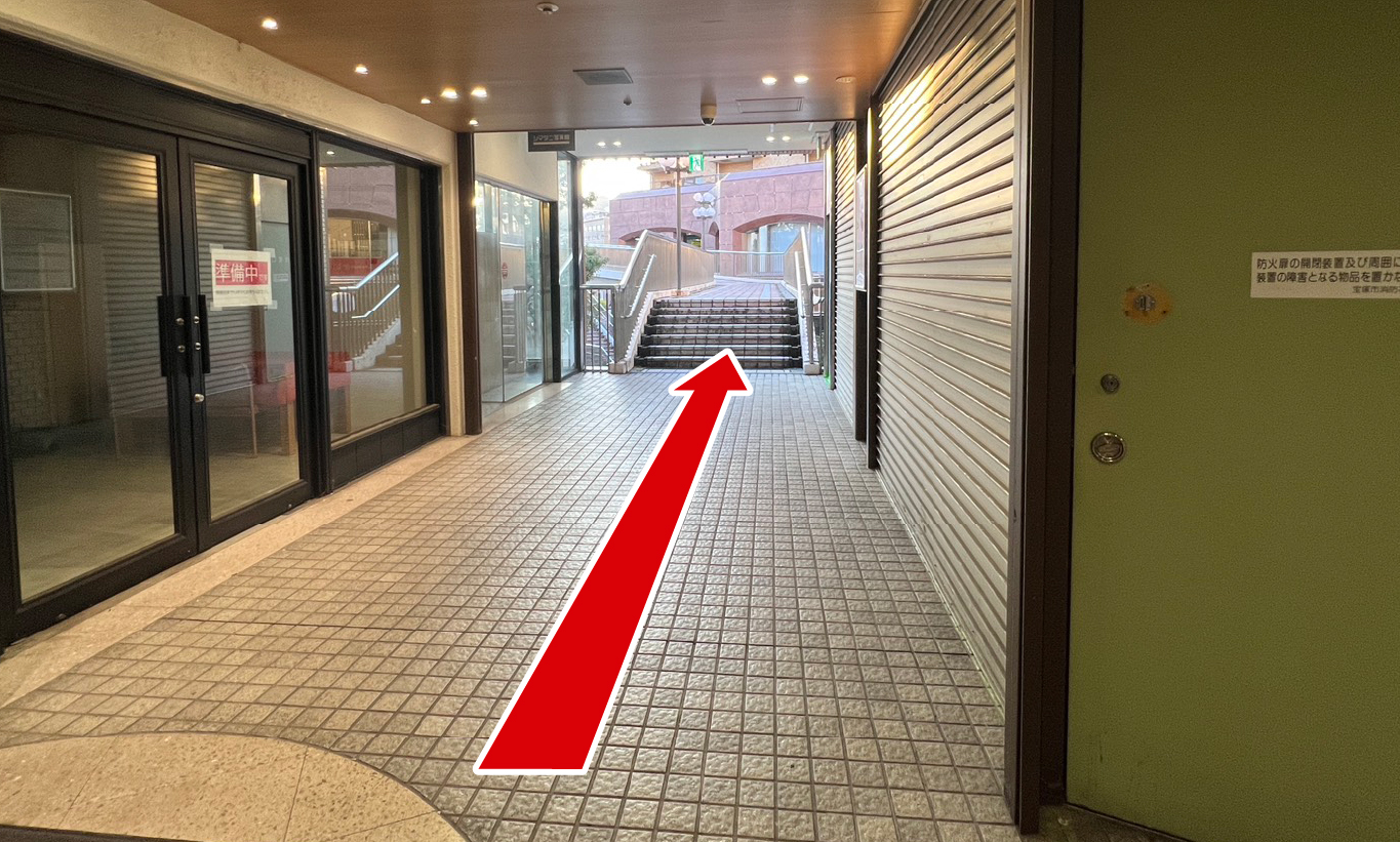 駐車場への行き方