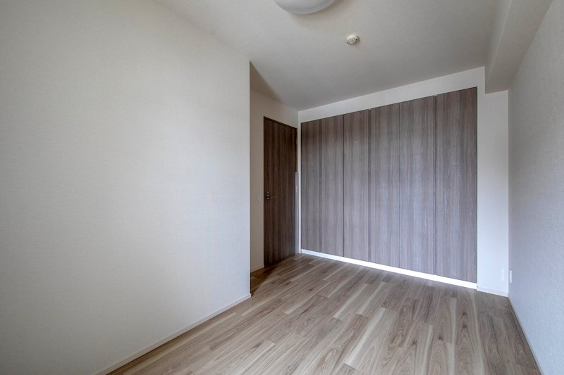 ワコーレ芦屋パークビスタ 壁一面収納のためお部屋全体が生活感無くスッキリとします。