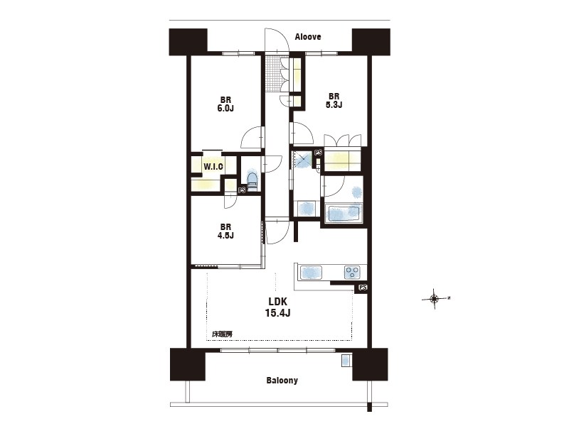 【CASAの仲介】クラッシィハウス尼崎GRAND PLACE 東向きにつき朝日が差し込む明るい住空間。やわらかな陽光が室内を包み込み、心地よい朝の時間を過ごせます。爽やかな一日のスタートを迎えられる住まいです。