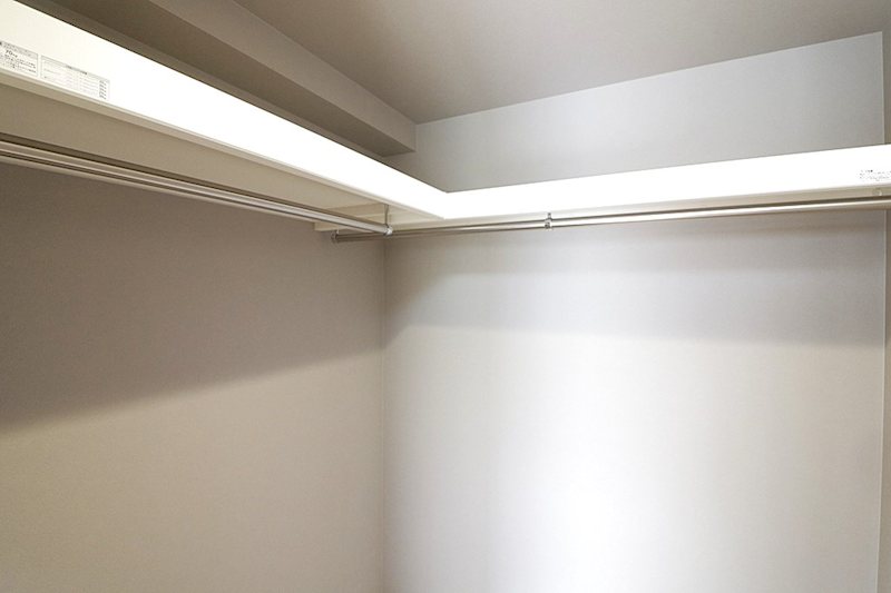 第二西緑ヶ丘スカイハイツ ウォークインクローゼットつきのため、生活空間をたっぷりとご使用いただけます。