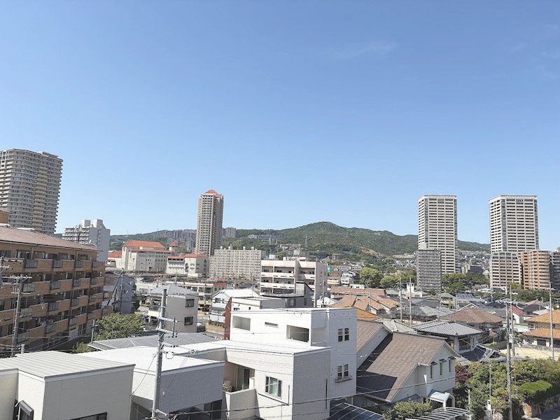 【CASA】宝塚第2コーポラス 5階から見える風景は日々に癒し◎