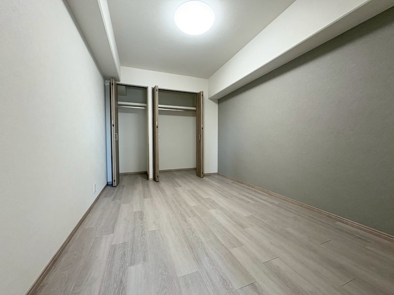 千里中央パークヒルズB棟 クローゼットつきのため、生活空間をたっぷりとご使用いただけます。