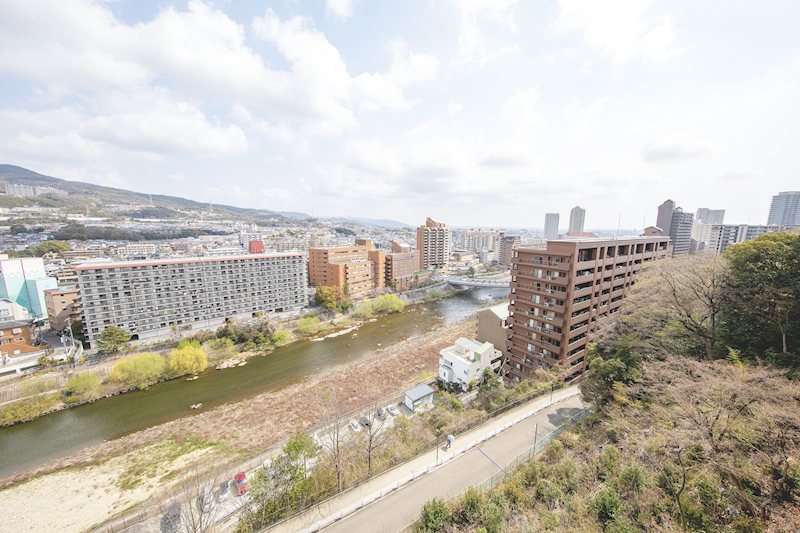 【CASA】ダイアパレス宝塚月見山 武庫川を望む眺望は日々の疲れを癒してくれます♪
