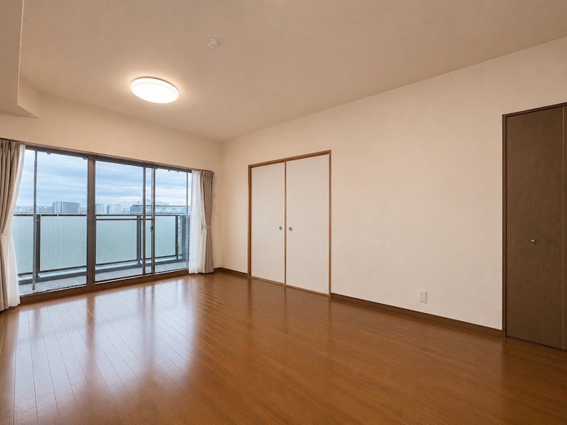 【CASA】セントラル茨木ヒルズウイング 【リビング】※画像はAI生成により小物を削除しており、実際の仕様・形状・色味とは一部異なる場合がございます。