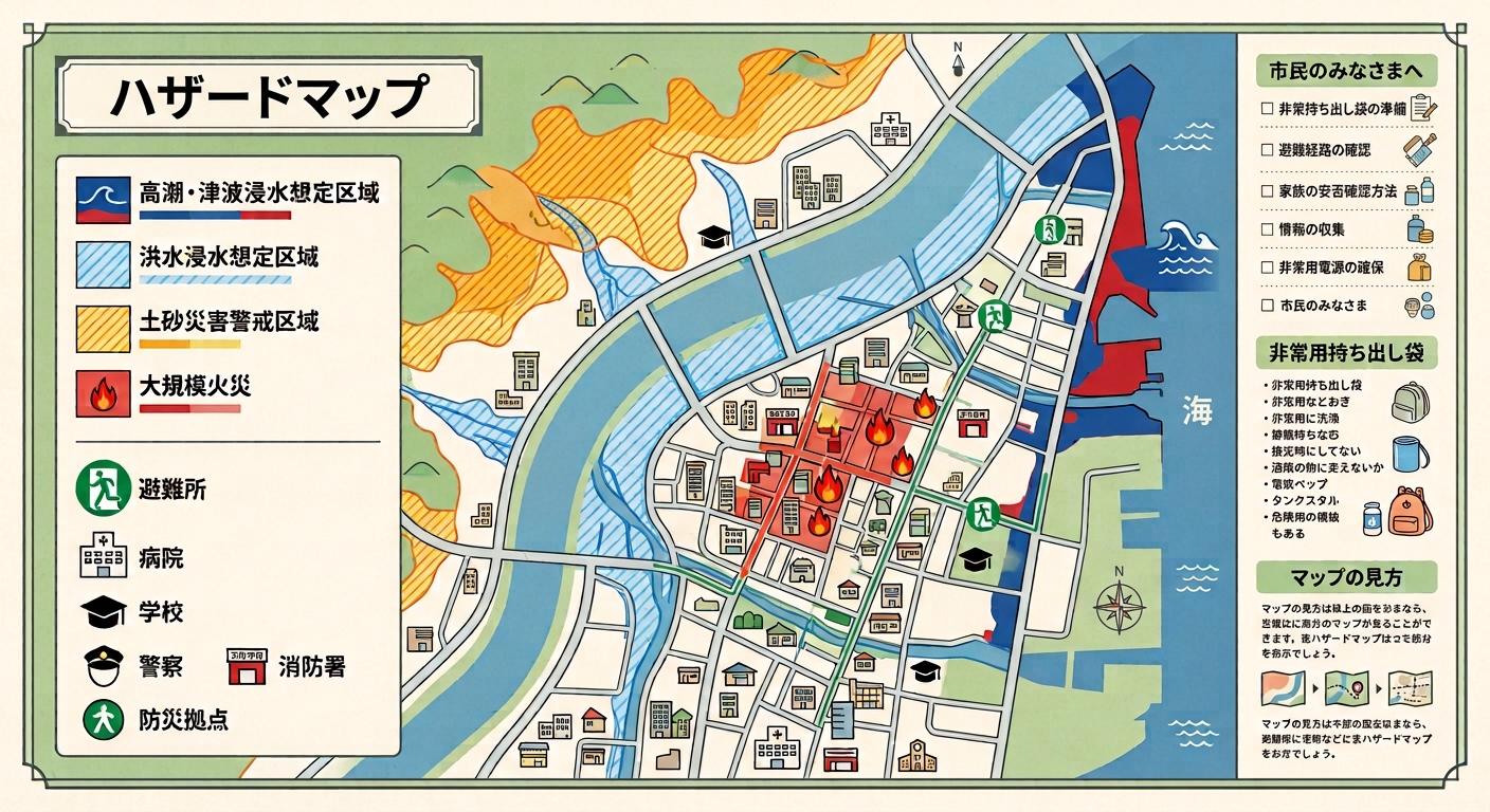 北摂エリアの地形とハザードリスク